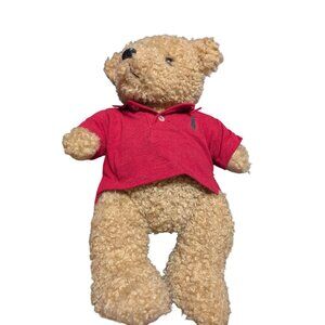 Ralph Lauren Christmas Bear Vintage Teddy Bear Plush 15 in